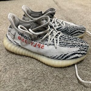 Adidas Kids Yeezy Boost 350 V2 - Black and White